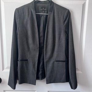 Worthington Dotted Black with Leather Blazer